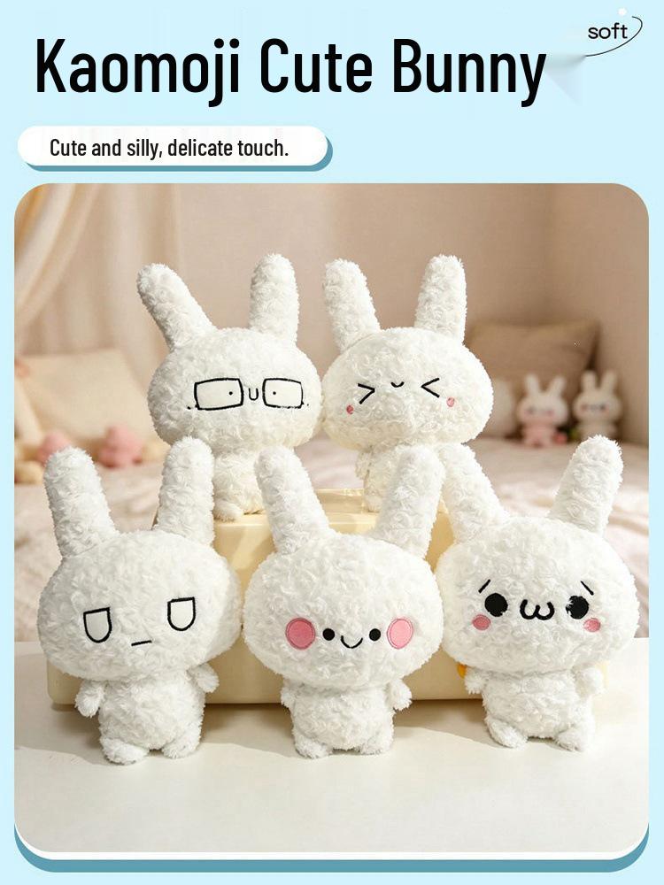 Kawaii Bunny Plush Toy: Cute White Rabbit Companion for Children - Japanese Style Gift