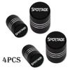 4pcs For KIA Sportage Car Accessories Car Wheel Tire Valve Caps Tyre Stem Covers Airdust Waterproof