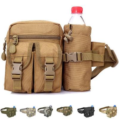 Taktische Wasserflaschentasche Outdoor Militärfans Multifunktionale Kleine Hüfttasche Werkzeug Schultertasche Radfahren Reisen Kleine Brusttasche