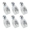 62KD Pack of 6 Embossed Glass Holy Water Container Bottles Baptisms Gift Church Use