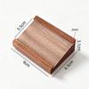 Solid Wood Table Sign Holder - Beveled Base for Hotels, Restaurants, and Shops