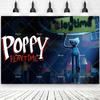 Hot Game-P&Poppy-Playtimes Backdrop Kids Birthday Decorations Party Supplies Baby Shower Banner Horror Festival Decor Props Gift