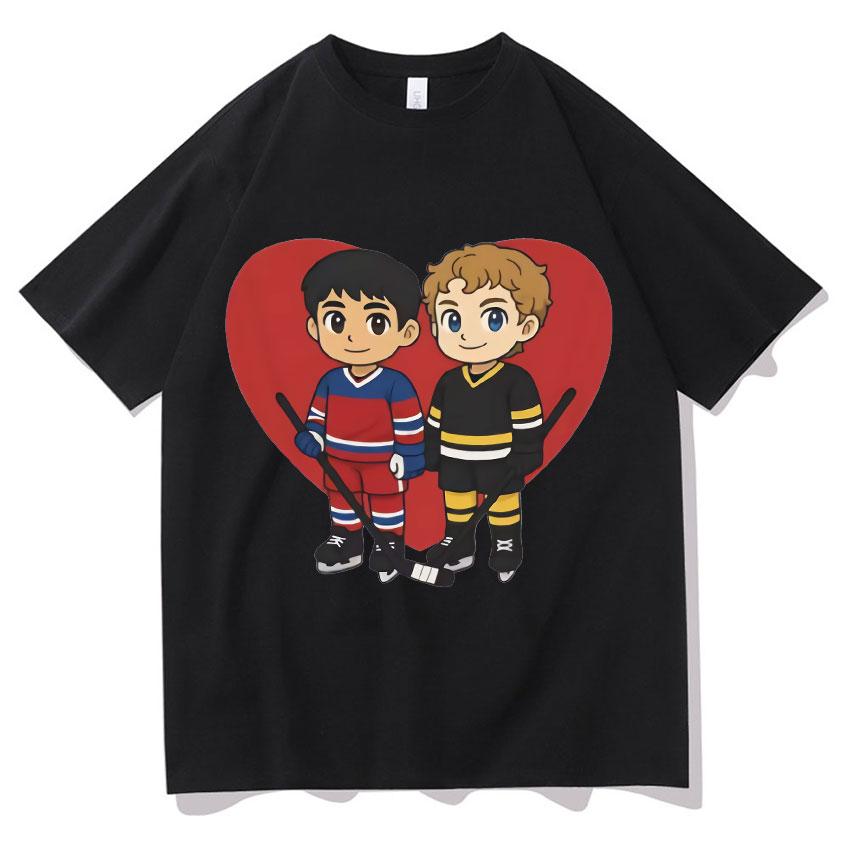 Heated Rivalry High Quality Tshirt Mens Womens Rivalry 81 and Hollander 24 Hip Hop Casual 100 Cotton Tee Shirt Teenagers Unisex