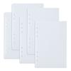 A5 5Pcs Loose Leaf Binder Cash Budget  PP Storage Bag for 6 Ring Notebook Divider Page Waterproof PVC  Filing Bag