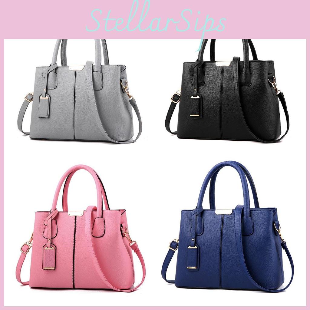 Urban Minimalist Style Women's Shoulder Bag With Zipper Closure