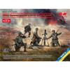 ICM 1/35 WWII German Mortar GrW 34 with Crew, Plastic Model Kit 35715