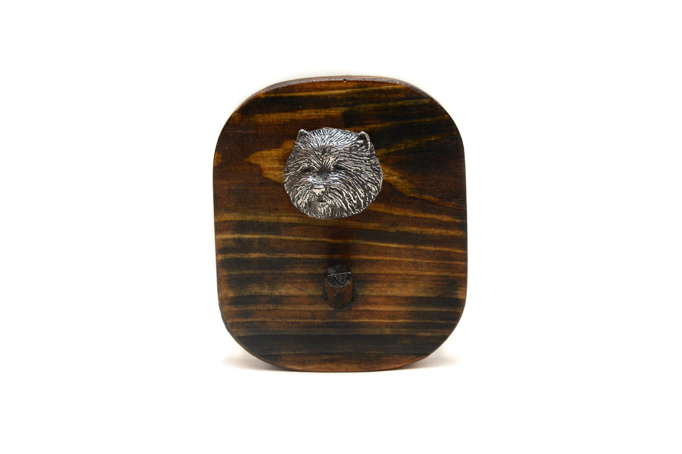 

West Highland White Terrier, Westie, Westy - leash hanger, medal hanger with dog, key hook from Art-Dog brand