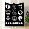 Radiohead Logo Art Blanket for all seasons blanket lunch break throw gift