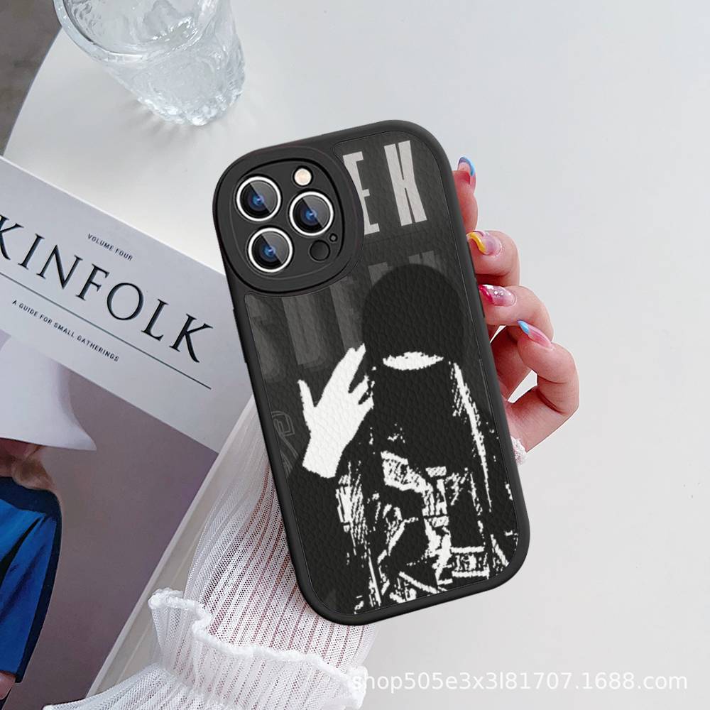 

Singer E-EsDeeKid For IPhone 16 15 14 13 12 11 Pro Max Plus Leather Phone Cover iPhone 14 plus