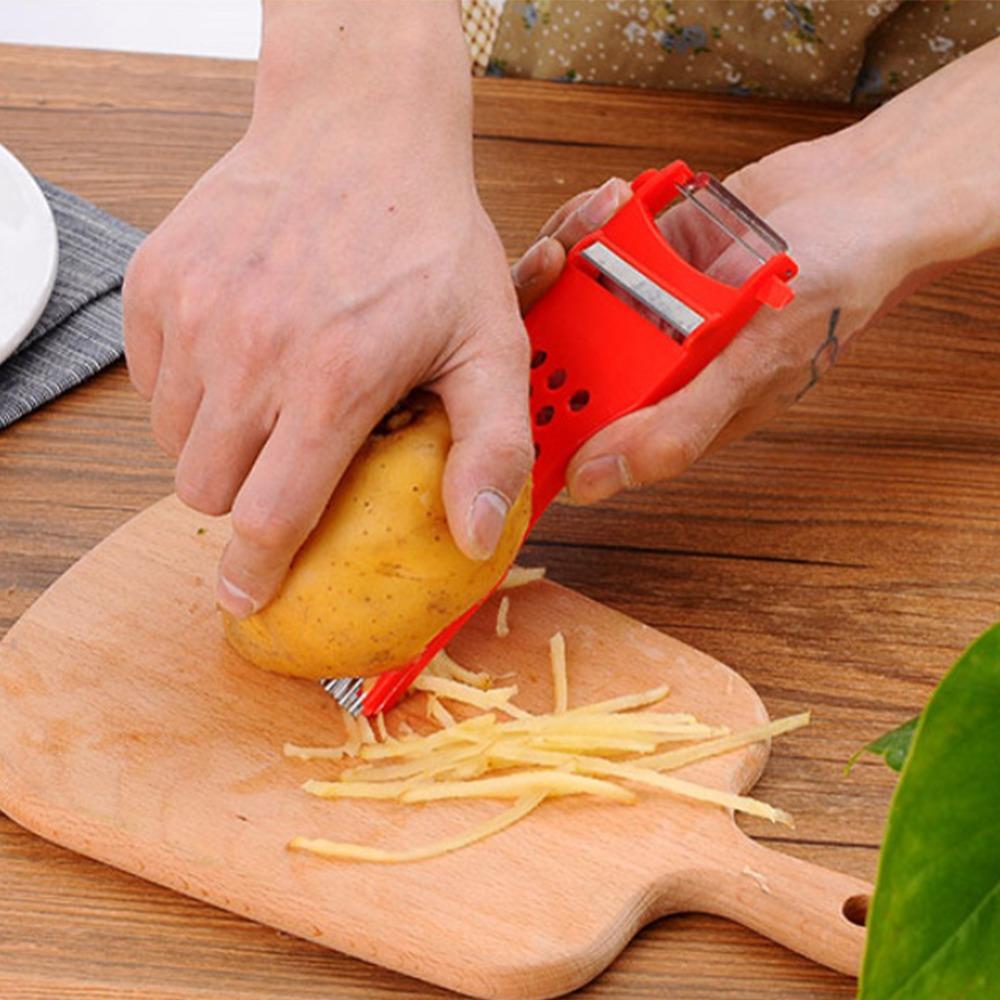 Clean Kitchen Plastic Potato Mashing Vegetable Cutter Cucumber Slicer Potato Peeler Carrot Grater