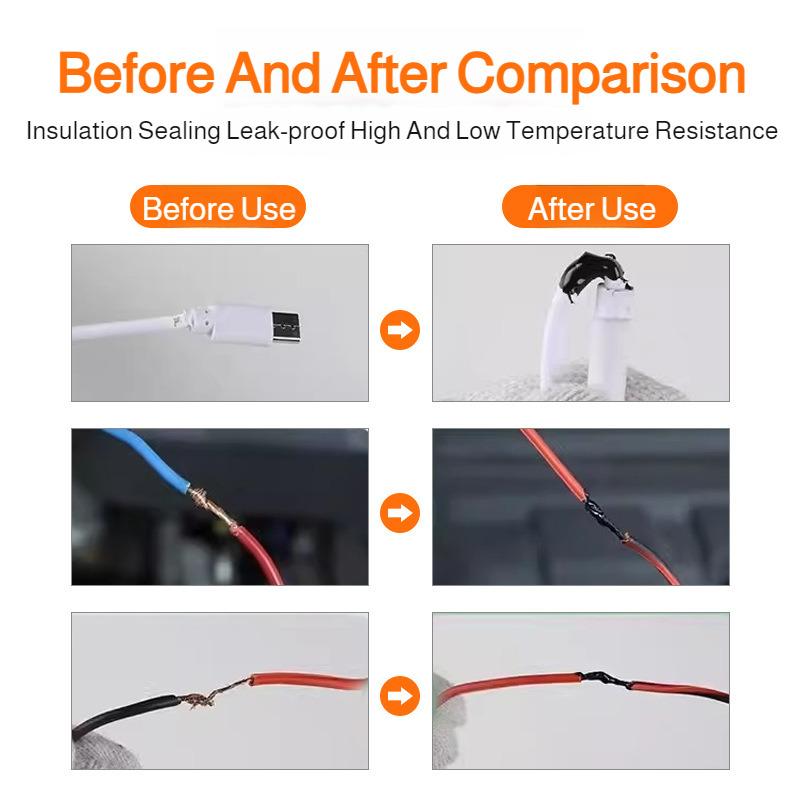 À prova d'água e à prova de umidade Selante de borracha de silicone Fixação de ligação de fios Lâmpadas LED Boa vedação