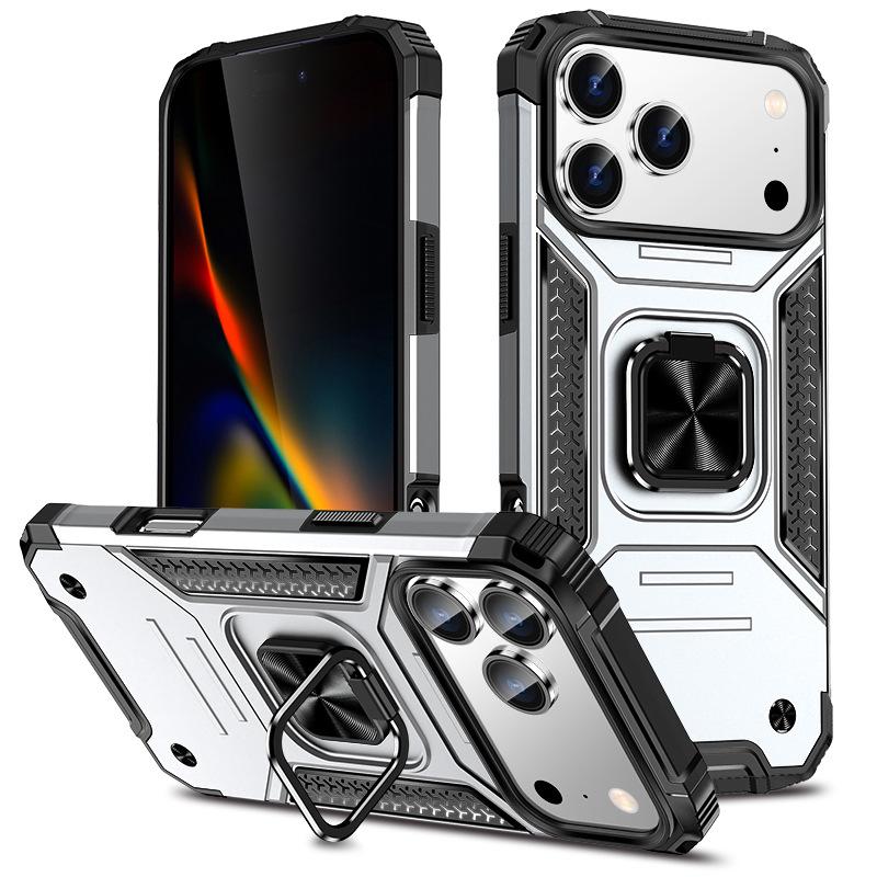Hot Sale Applicable Apple 17 Mobile Phone Case Car Magnetic Holder iPhone16Pro Mobile Phone Case 15