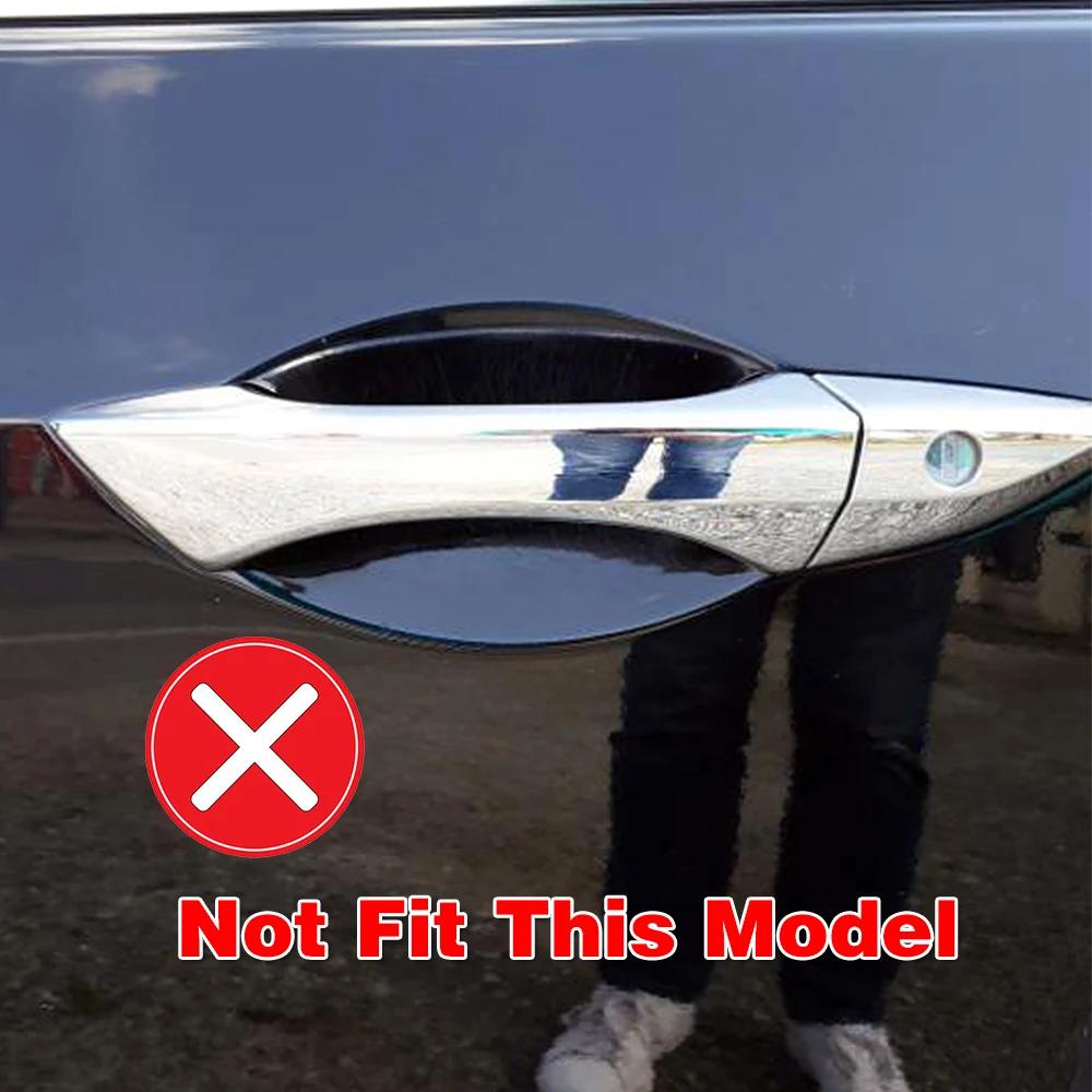 For Honda Accord 8 Gen 2008 2009 2010 2011 2012 2013 Karbonfibertrykt utvendig dørhåndtaksdeksel Trim støpt rammeramme