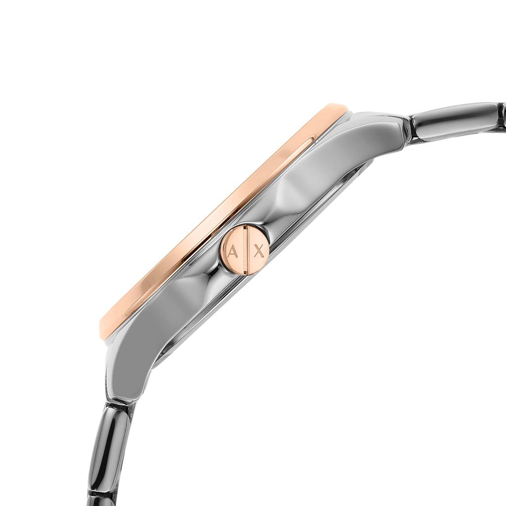 Armani Exchange Stainless Steel Watch Three-Hand Two-Tone