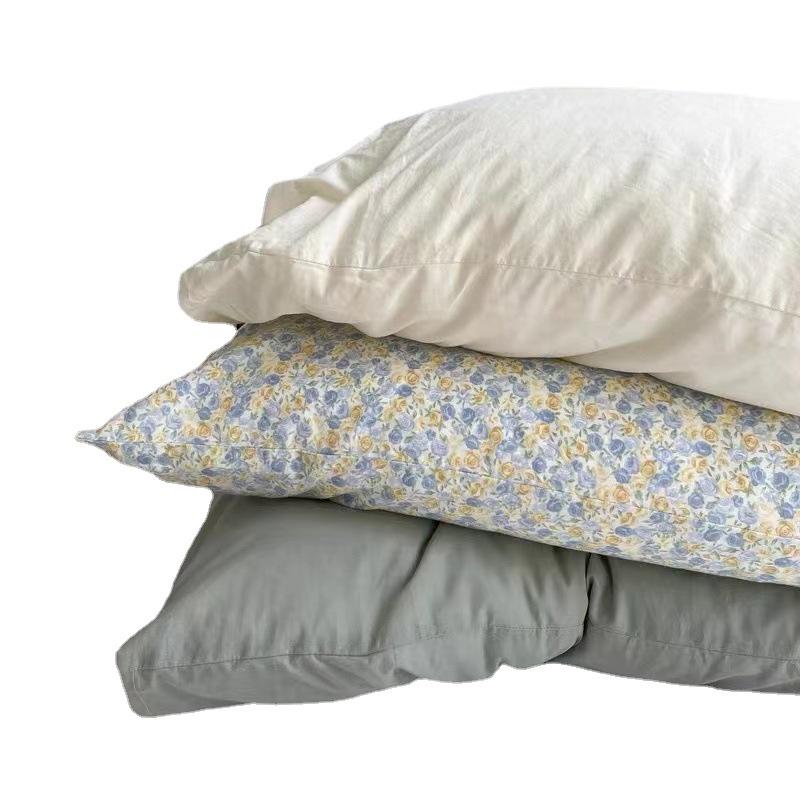 Korean Style 60s Cotton Floral Pillowcase 48x74cm - Single Piece