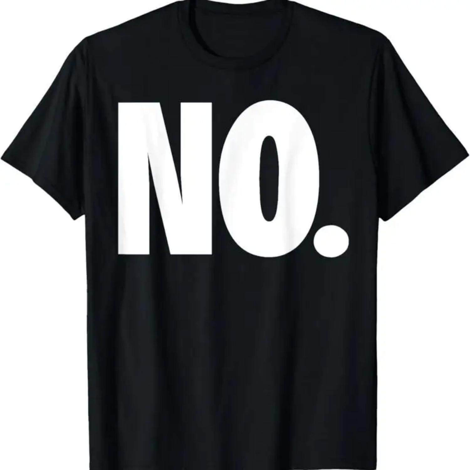 Funny No T Shirt Adult Humor S чёрный