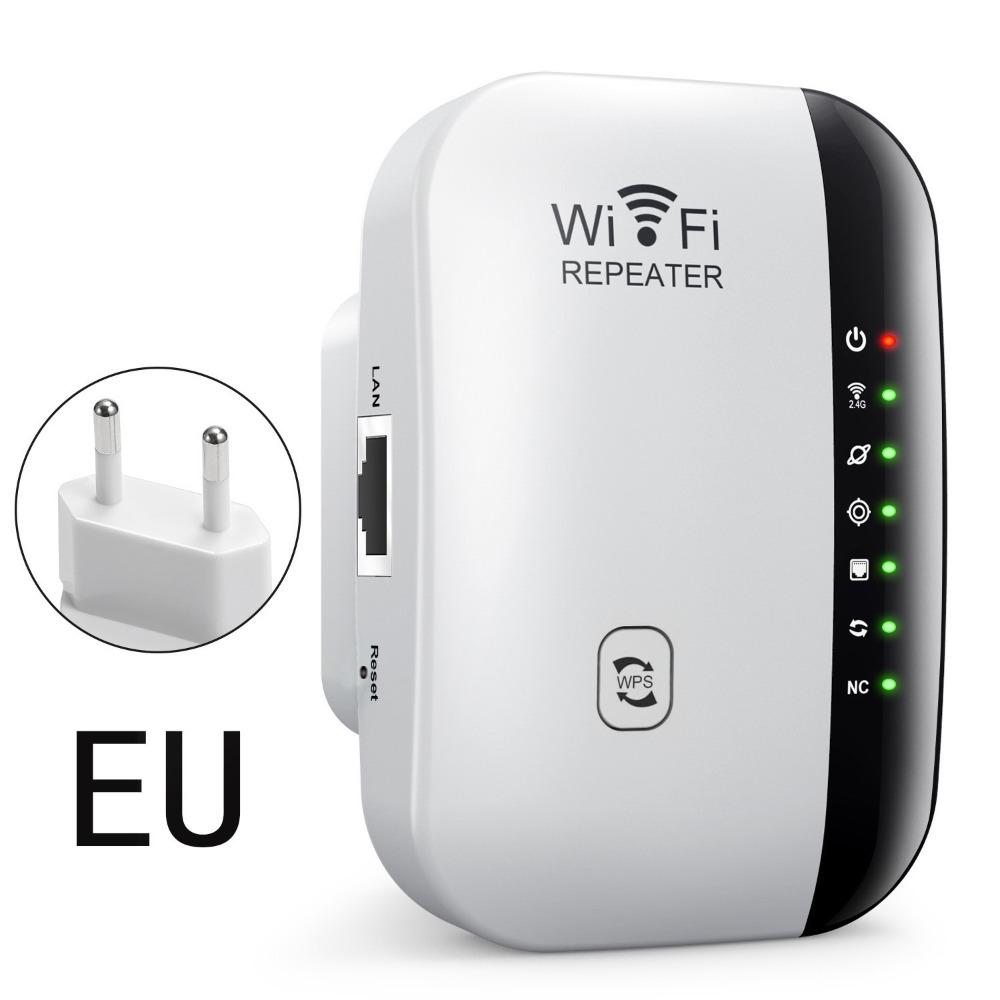 300Mbps WiFi Signal Booster 4/7 Lights WIFI Repeater High Quality WiFi Range Extender  Home