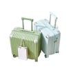New Women's 18-20 Inch Carry-On Suitcase with Combination Lock