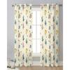 Gänseblümchen Lavendel Schmetterling Transparente Vorhänge zur Wohnzimmerdekoration Fenstervorhang Küche Tüll Voile Organza Drapierungen