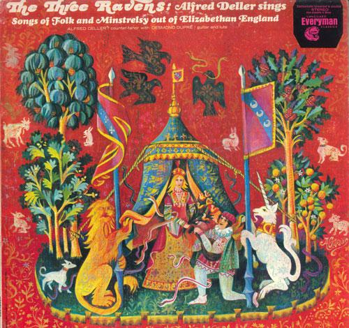 

LP Record ALFRED DELLER, DESMOND DUPRE - The Three Ravens - Alfred Deller Si SRV299SD VANGUARD 1971 US Classical Used