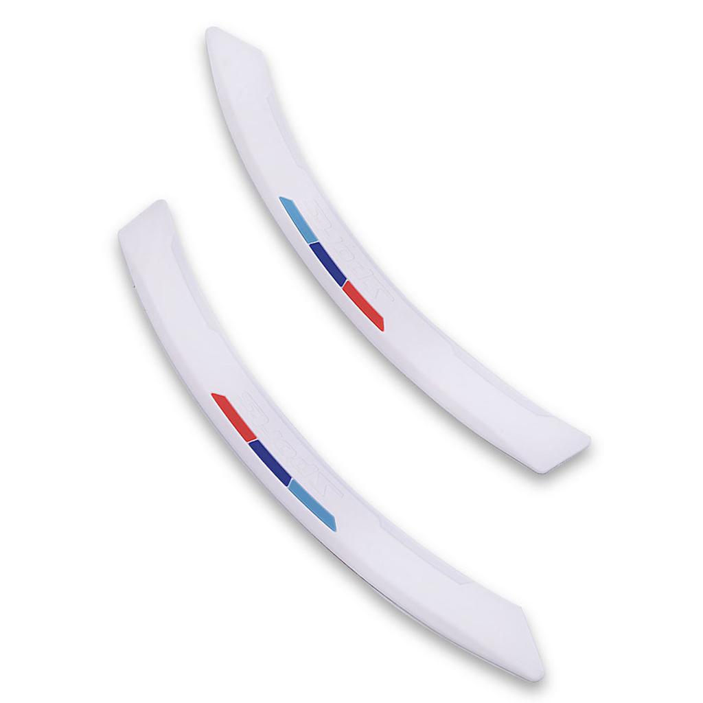 AWP1 runmade Universal Car Front Rear Bumper Sport Protector Corner Guard Rubber Strips Side Bumper Protection Guard Anti-Scratch Pad