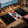 River Plate Mouse Pad, Large Gaming Desk Mat, Non-slip XXL Mousepad for Laptop & Tablet, Mini PC Playmat with Stitched Edges