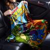 1pc Dinosaur Coloring Adventures Blanket Lightweight Flannel Throw for Sofa Bed Travel Camping Livingroom Office Couch Chair