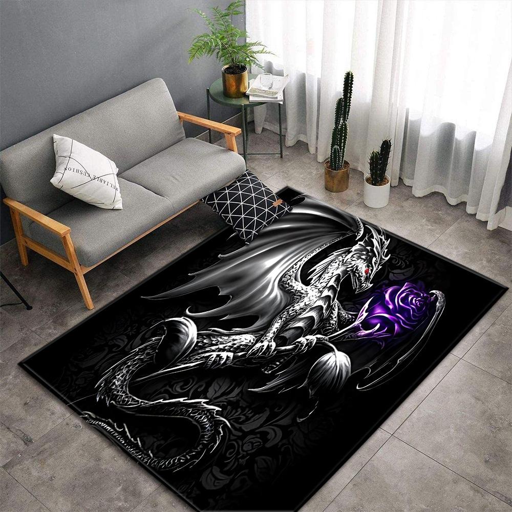 Colorful Galaxy Planet Large Carpet Feather Wind Bedroom Floor Mat