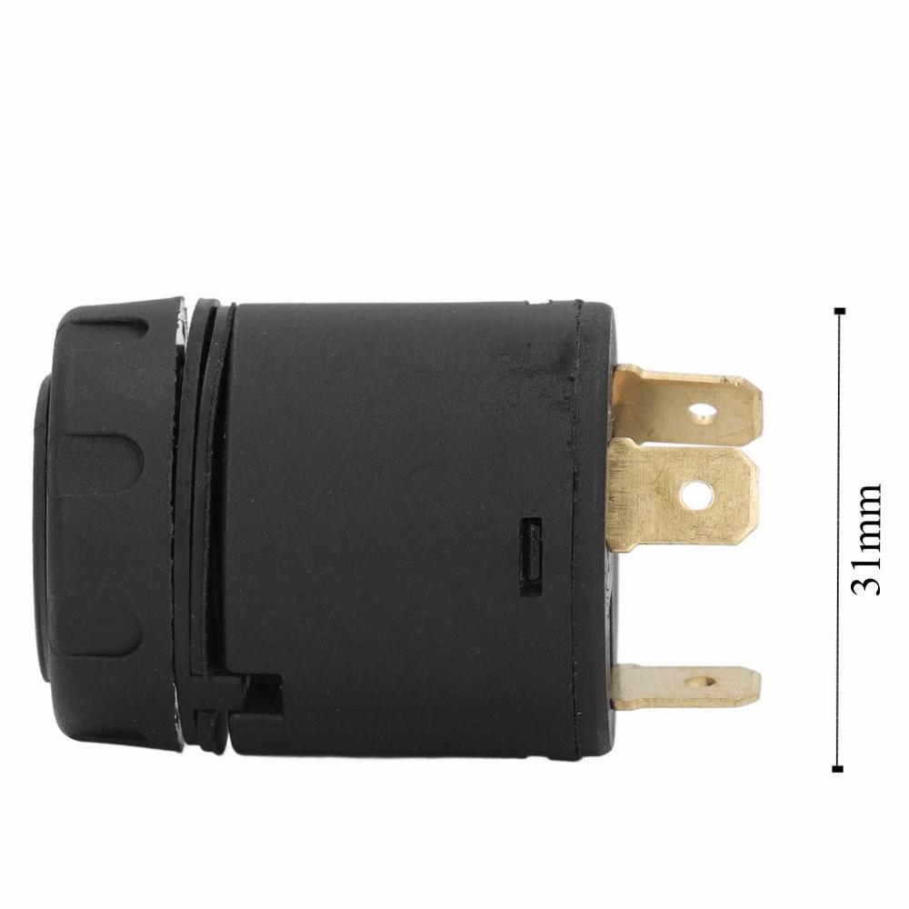 Plastic Material Forklift Ignition Switch with 2 Keys Key Switch Industrial Mining