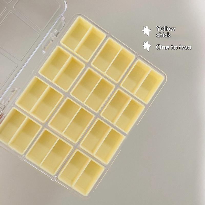 Jewelry Earrings Display Box with Transparent Design for Comprehensive Nail Accessories Storage