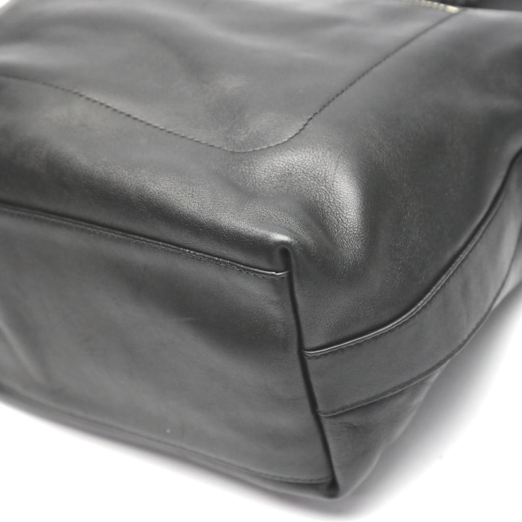 COACH Cafu Diagonal crossing Shoulder Bag leather black Women 19889 Used