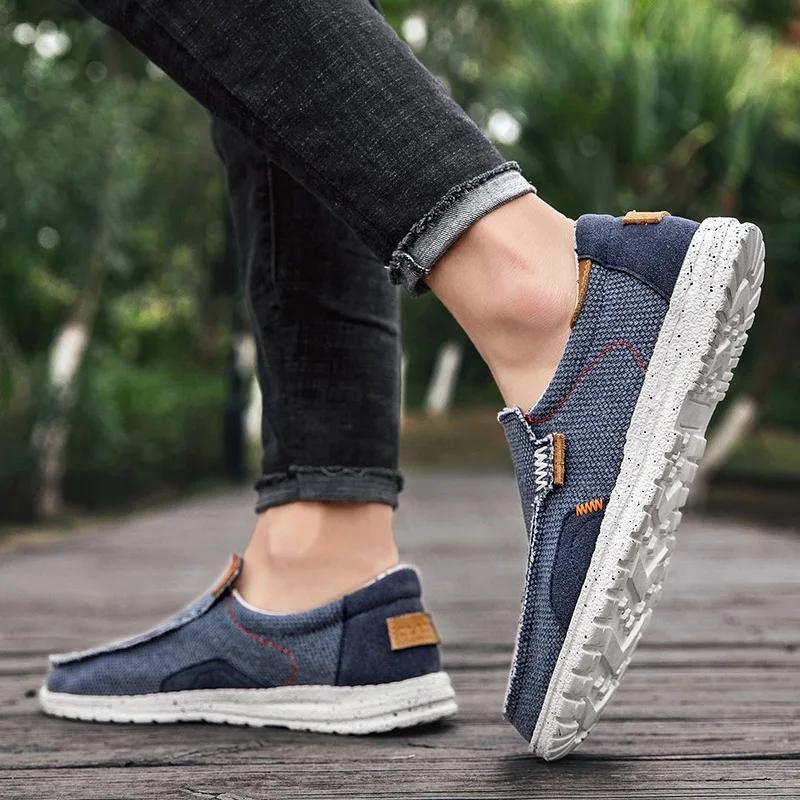 Mode Übergröße 39-47 Herren Canvas Schuhe Herren Slipper Casual Sommer Neue Schuhe Männlich Leicht Bequem Slip-on Allround-Sneaker Mann