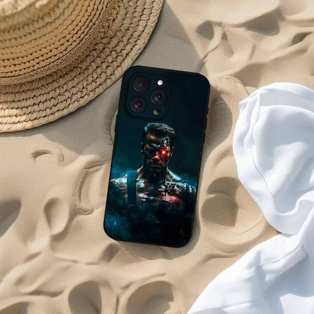 Arnold Schwarzenegger Terminator Phone Case For IPhone 17 16 15 14 13 12 11 PRO MAX PLUS Mini TPU Soft To Skin-friendly Case
