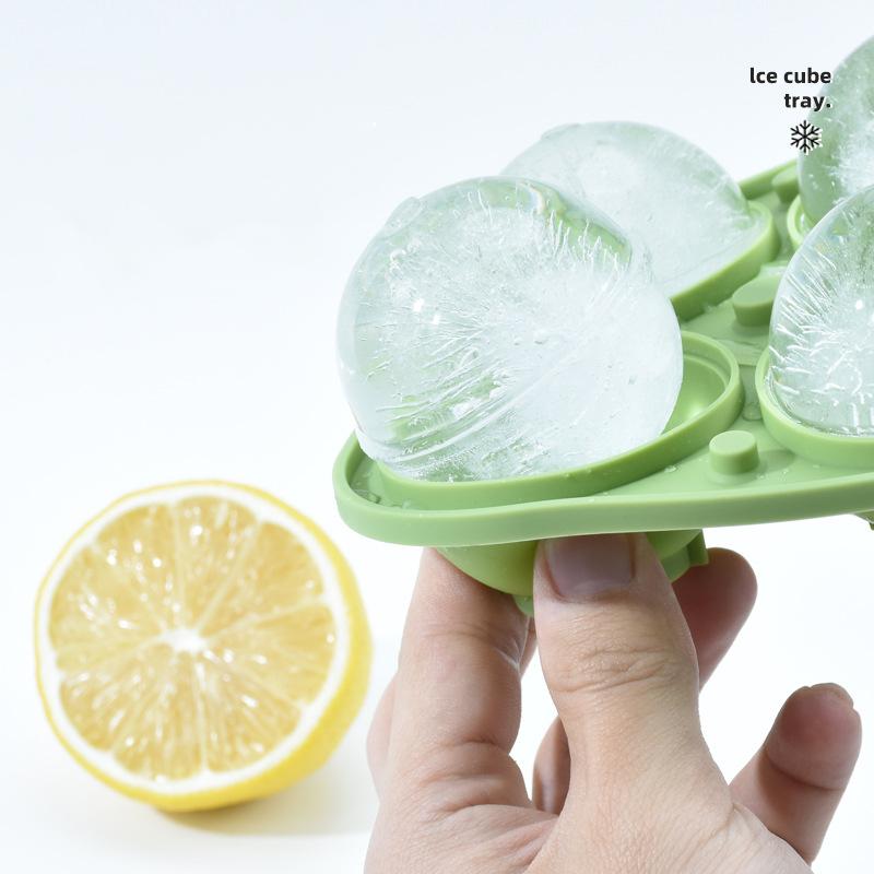 New Ice Hockey Ice Cube Mold Ice Tray Whiskey Ice Tray Food Grade Silicone Ice Maker Modeling Ice Maker Kitchen Tool