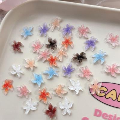 30PCS Cute Soft 3D Flowers Nail Art Charms Acrylic Sticker Nail Decals Manicure Accessories Nail Art Enthusiasts
