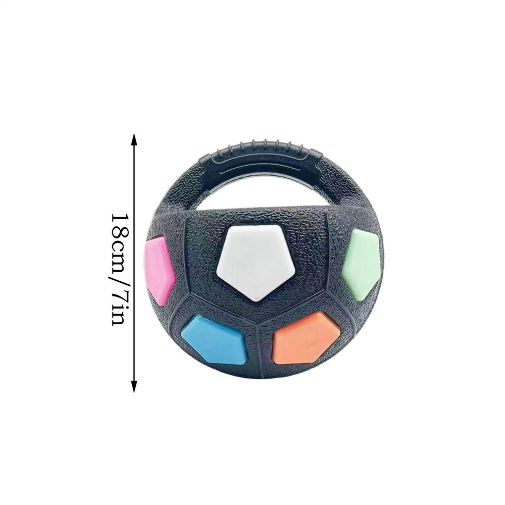 

Tough Interactive Squeaky Ball Toy for Dogs - Durable Chew Toy for Aggressive Chewers, Pet Training & Fetch Play