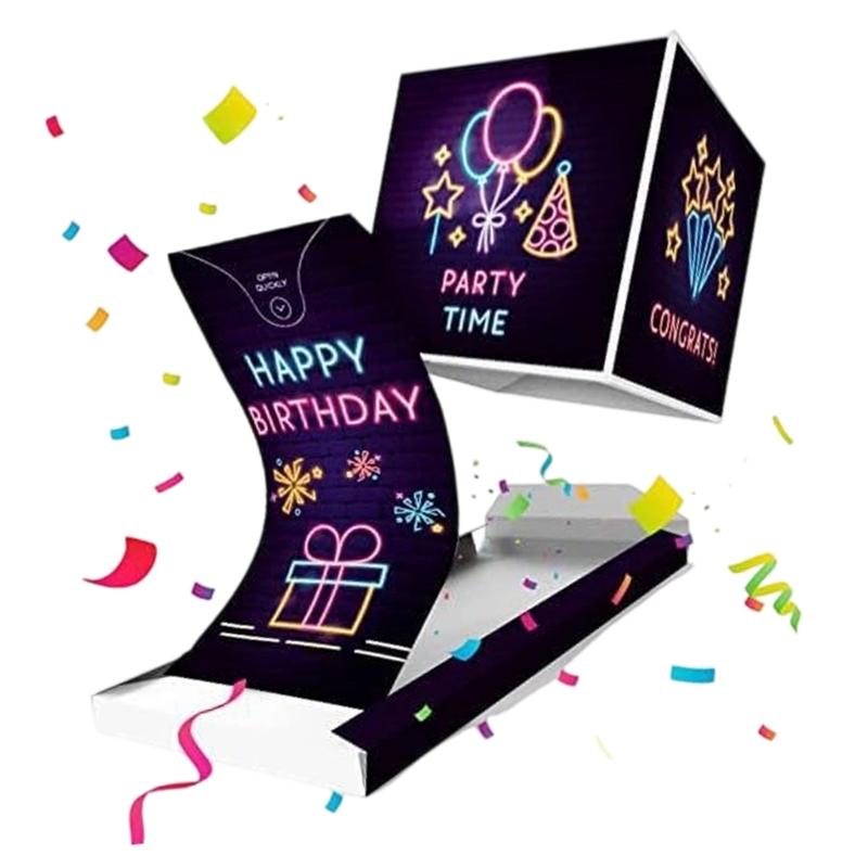 Popup Surprise Explosions Gift Case for Quick Joy and Fun with Consealed Gifts Inside Perfect for Birthdays Anniversaries Graduations and Parties