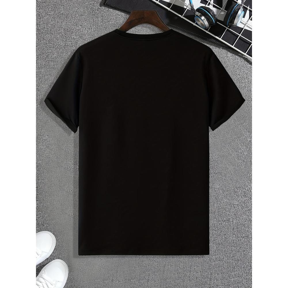 European sizes [Weed Print Graphic Tee] Casual Comfy Weed Print Graphic T-shirt - Men's Summer Tees - Mens Clothing