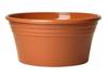 Iris Flat Flowerpot Bowl Terracotta