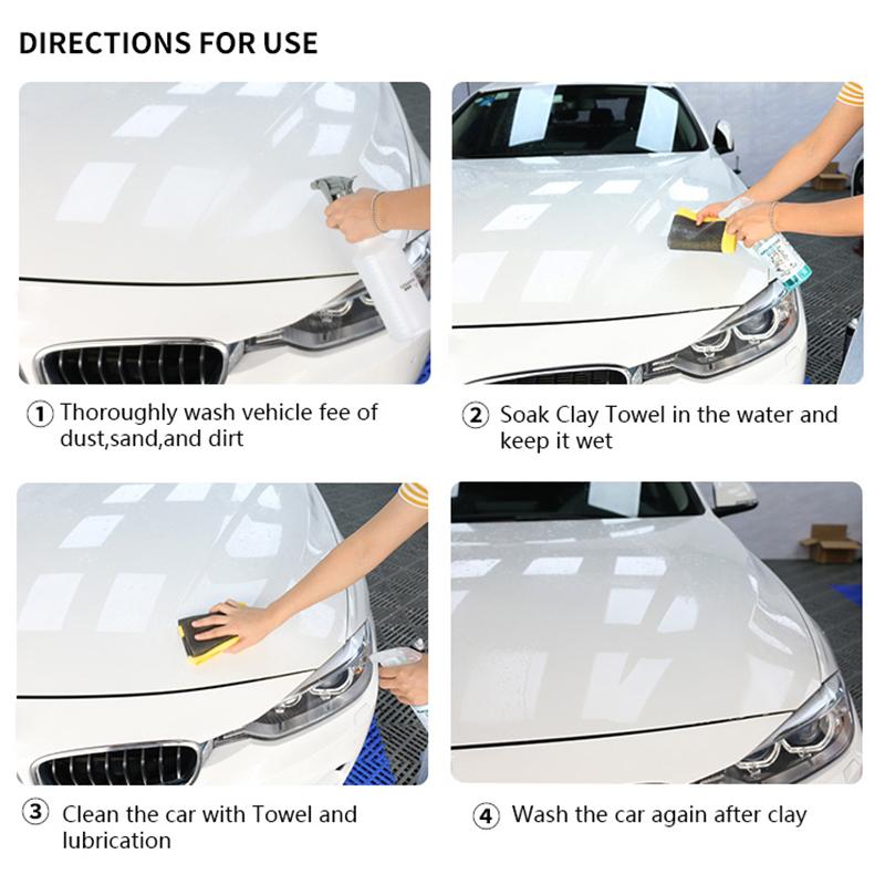 Clay Towel Car Cleaning Towel Magic Clay Cloth For Car Detailing Car Cleaning Tools Auto Care Towel Clean Polish Clay Bar Cloth