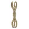 HU Trading Wooden Buddhist Altar Five-pronged Vajra 12cm, Buddhist Ritual Implement, Vajra, Esoteric Buddhist Ritual Implement, B2789