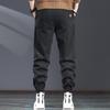 Men's Thickened Casual Button Jogger Pants