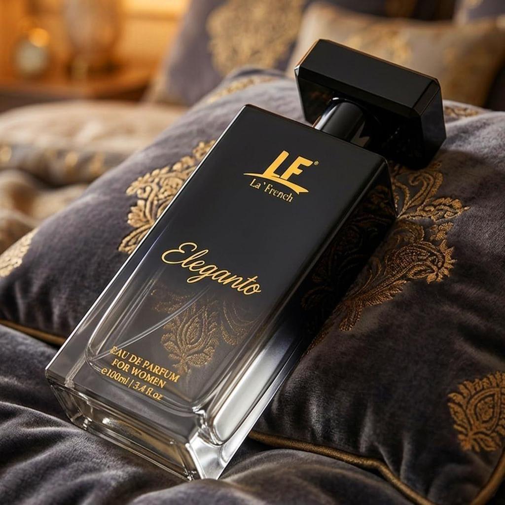 La French Eleganto Perfume for Women- 100ml | Premium Eau De Parfum | Long Lasting Fresh Floral Fragrance | Ideal for Special Occasions