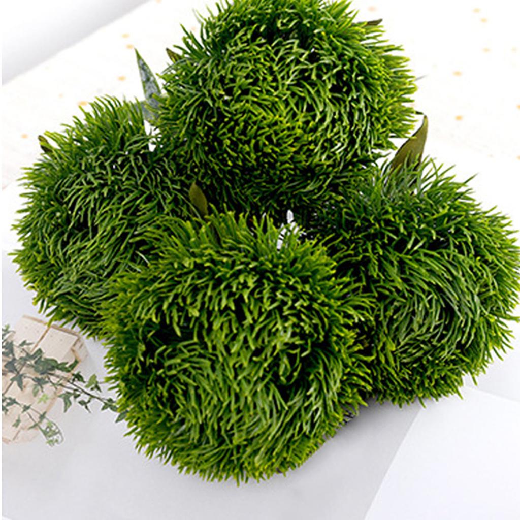 Green Artificial   Fadeproof Versatile Soft Fake Greenery Plant for Home Decoration Flower Arrangment