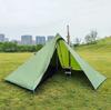 Longeek One-Pole Camping Tent, 2-Person, Ultralight, Wood-Stove, 4-Season Backpacking Teepee with Chimney Hole