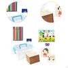 Kids Drawing Stencils Art Supplies Children Gift Wooden Craft Toys DIY Painting Templates for