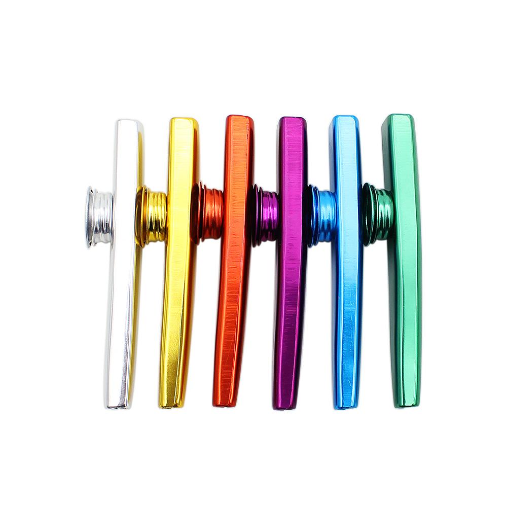 IRIN Kazoos with Kazoo Flute Diaphragms Mouth Metal Kazoos Ukuleles Guitar Companion Standard Common Size Instruments Parts