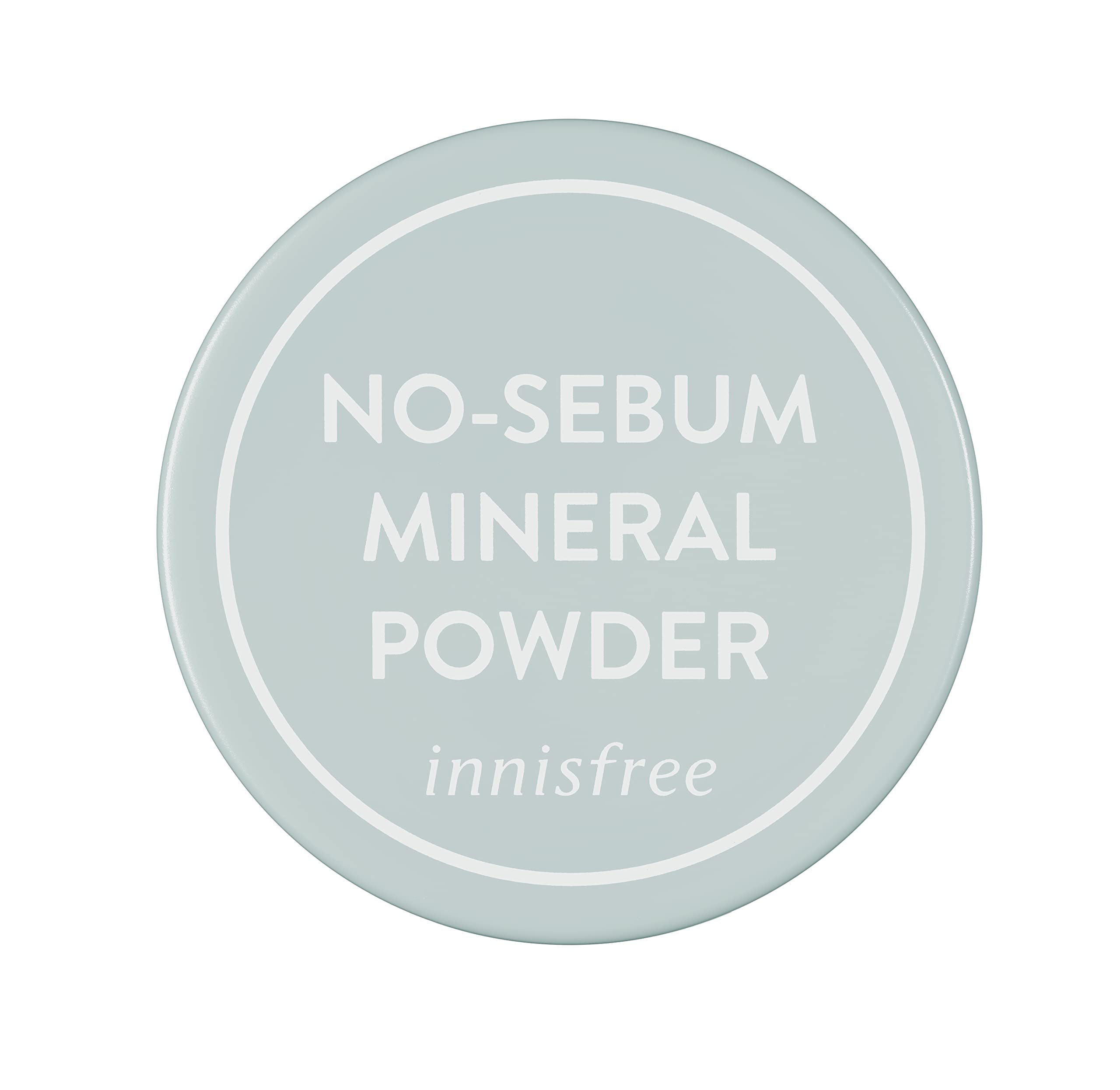 Innisfree Mineral Powder 5g Official Korean Face sebum finishing shine excess sebum loose for oily greasy Korean mini powder puff No-Sebum - Product.