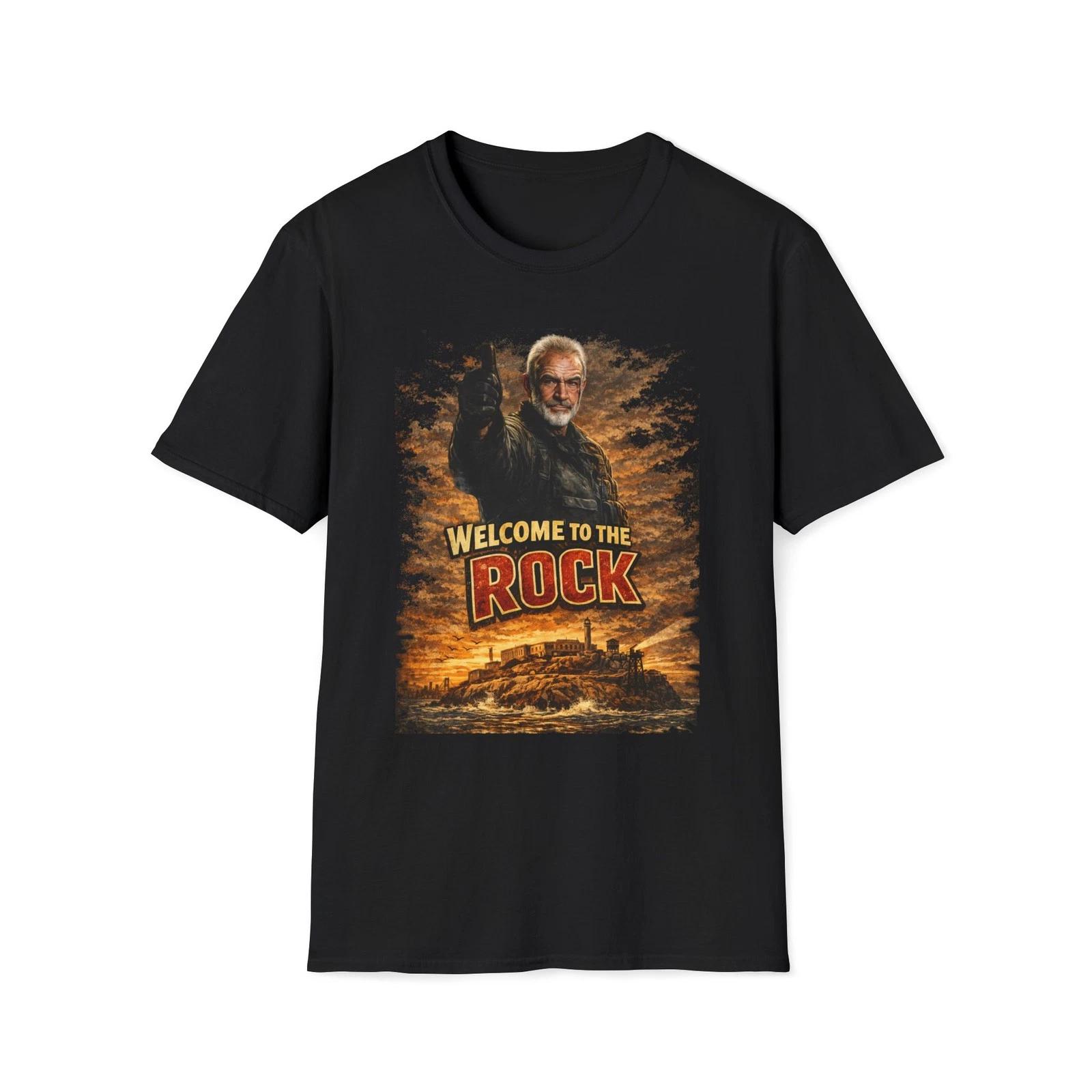 Welcome to the Rock Movie T-Shirt – Sean Connery Action Classic S