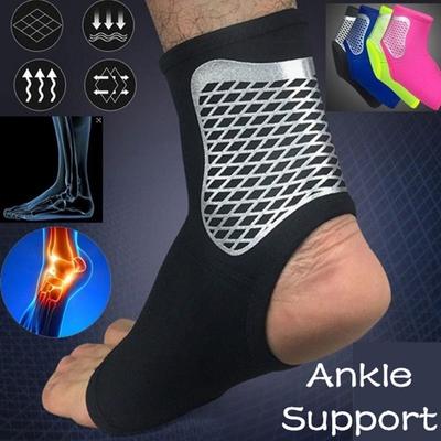 1 PC Compression Ankle Sprain Brace Sports Fitness Foot Support Bandage Achilles Tendon Strap Protector